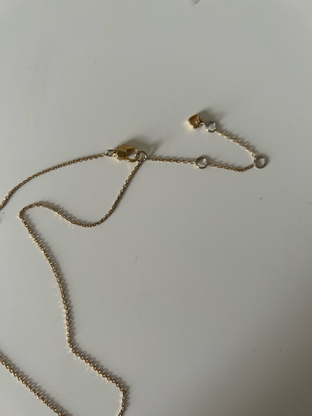 kate spade Gold Heart Necklace with Mother-of-Pearl - Picture 3 of 4